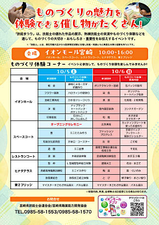 【宮崎県】第42回技能まつり